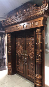 Turkey Copper cast Security Double Door