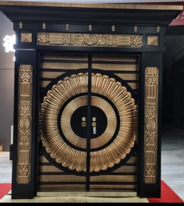 Luxury cast aluminum Security door
