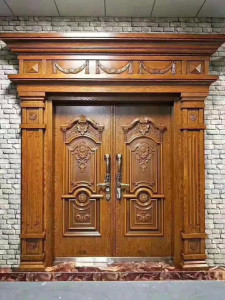 Double-leaf Security entry door 