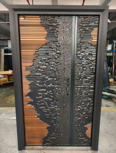 This is a copper cast Luxury Door